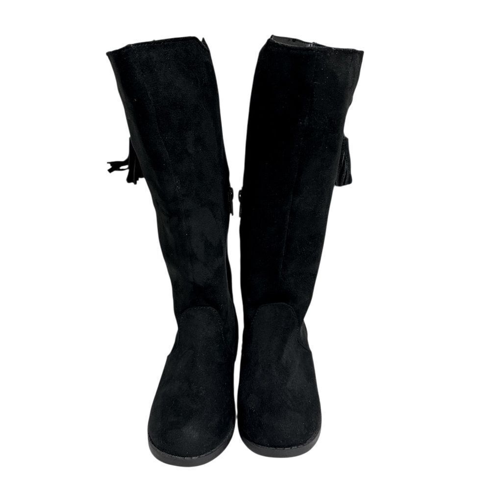 Cat & Jack Black Knee-High Boots NWOT